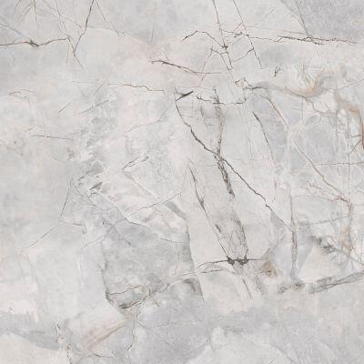 Piso Polido Iris Cinza Marmorizado Retificado Classe A 82x82cm Ilhabella