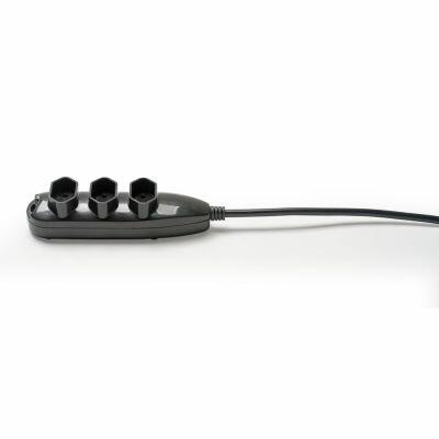Extensão 5m 3 Tomadas 2p+t 10a 3005 Preto Intelbras