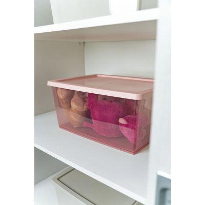 Organizador Com Tampa 15L 29,5x41,2x18,6cm Rosé My Closet
