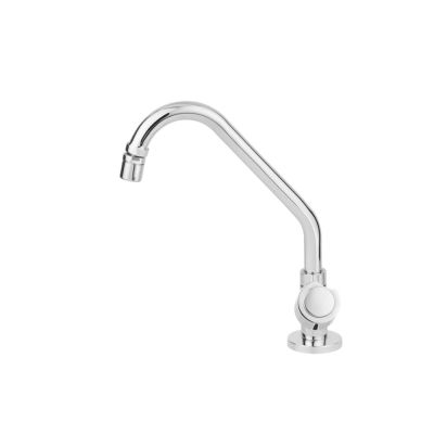 Torneira para Cozinha de Mesa Bica Alta 1/2" Fluxo C40 Cromado Addra