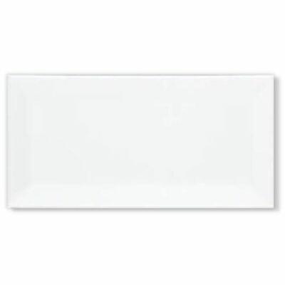 Revestimento de Parede Branco Metr&ocirc; White Borda Arredondada Classe A 10x20cm Eliane