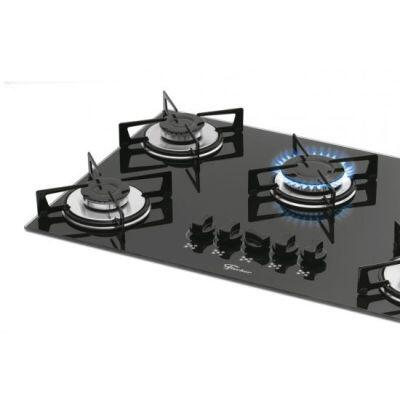Cooktop a Gás 5 Bocas Ébano Preto Fischer