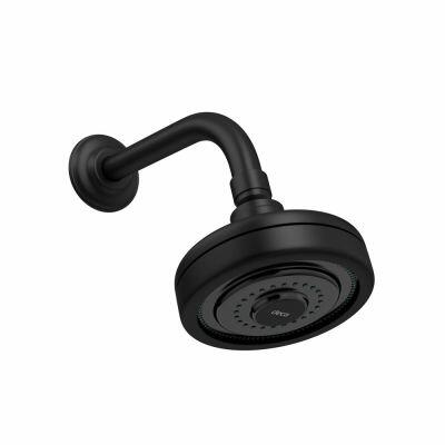 Chuveiro com Tubo Curvo Acqua Plus Black Matte 1/2" Deca
