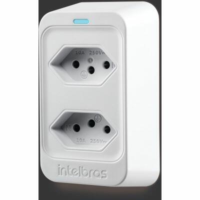 Dispositivo De Proteção Anti Surto 2 Tomadas 2p+t Eps302 Branco Bivolt