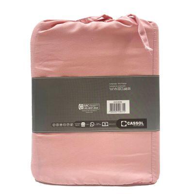 Jogo de Cama Queen 158x198cm Dreams Rose Retangular Diagonal