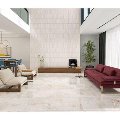 Porcelanato Lacombe Branco Retificado Acetinado 30x121 Damme