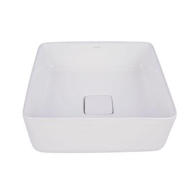 Cuba para Banheiro de Apoio Quadrada 31cmx31cm Livo Branca Addra