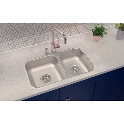 Cuba para Cozinha de Embutir Dupla Ísis Aço Inox Tramontina