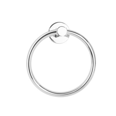 Porta Toalha Argola Sevilha Cromado Addra