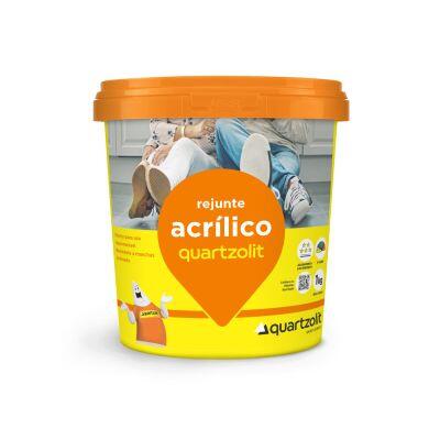 Rejunte Acr&iacute;lico Quartzolit Cinza Outono 1kg
