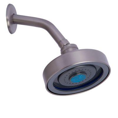 Chuveiro Auto Limpante Livo 1/2" N&iacute;quel Escovado Addra