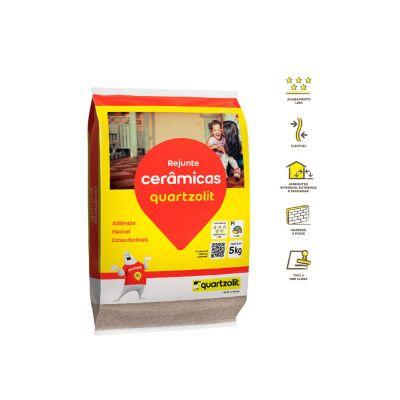 Rejunte Flexível Marrom Café 5kg Quartzolit