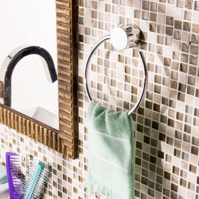 Porta Toalha Argola Flex Cromado Deca