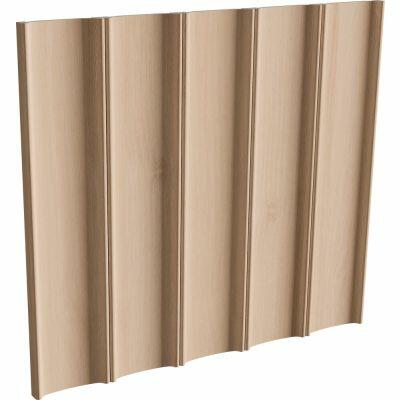 Painel Ripado Ubá Carvalho 10cm x 2,80m Santa Luzia