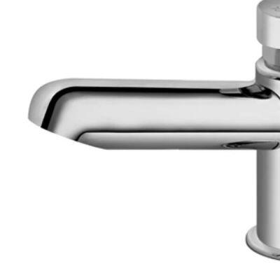 Torneira para Banheiro de Mesa Bica Baixa 1/2" Pressmatic Cromado Docol