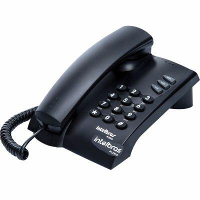 Telefone Pleno Preto Intelbras