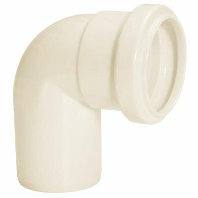 Joelho 90&ordm; 40mm Pvc Esgoto Branco Amanco