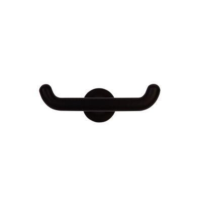 Cabide para Banheiro Duplo Gota Preto Addra