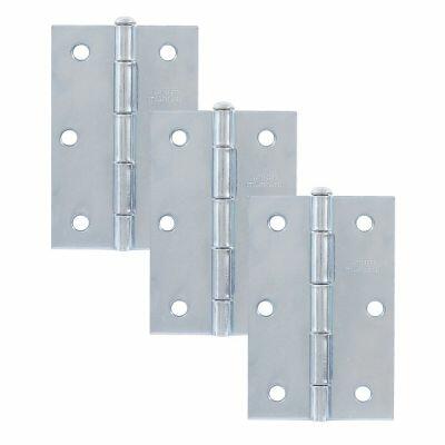 Dobradiça 3.1/2x2.1/2'' Galvanizada  União Mundial