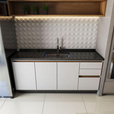 Pia de Cozinha Standard 120x56cm Granito L A Pias e Granitos