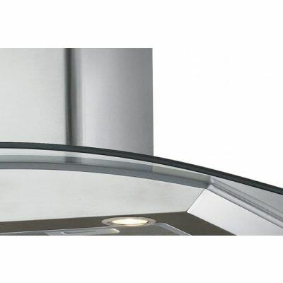 Coifa de Ilha Island Vidro 90cm Inox Fischer