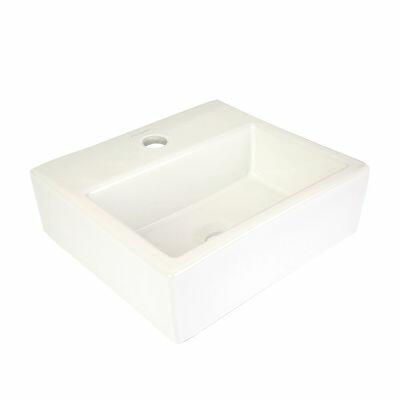 Kit Cuba para Banheiro de Apoio com Torneira 31cm Atenas Branca Addra