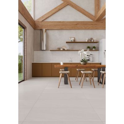 Porcelanato Khali Off White Acetinado Retificado Comercial 60x120cm Eliane