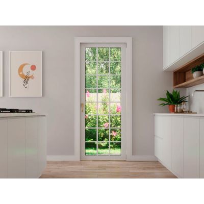 Rodapé Poliestireno Moderna 457 10cmx2,4m Branco Santa Luzia