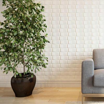 Revestimento de Parede Prisma Lux Bold Acetinado Classe A 31x54cm Savane
