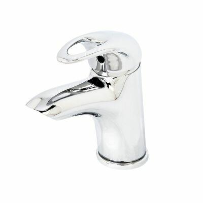 Torneira Misturador Monocomando para Banheiro de Mesa Bica Baixa 1/2" Gota Cromado Addra