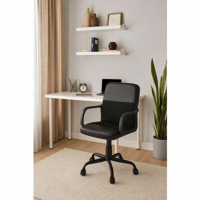 Cadeira de Escritório Workwell Preto Diagonal