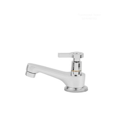 Torneira para Banheiro de Mesa Bica Baixa 1/2" 1194 Fluxo Cromado Addra