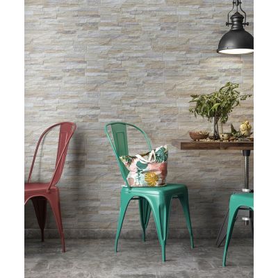 Revestimento de Parede Externo Oassis Top&aacute;zio Bold Classe A 31x54cm Savane