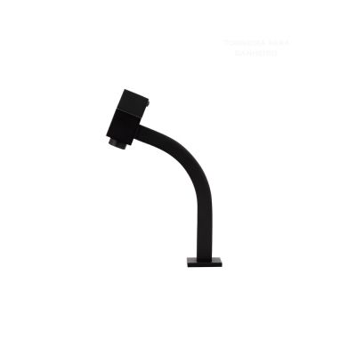 Torneira para Banheiro de Mesa Bica Média 1/2" Piazza Preto Addra