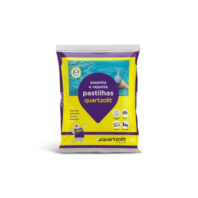 Argamassa Pastilha Quartzolit 5kg Branca