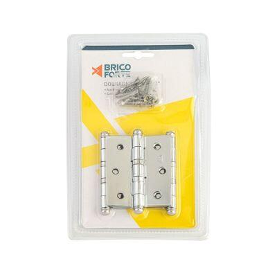 Dobradiça Brico Forte 3X2.1/2'' Cromado