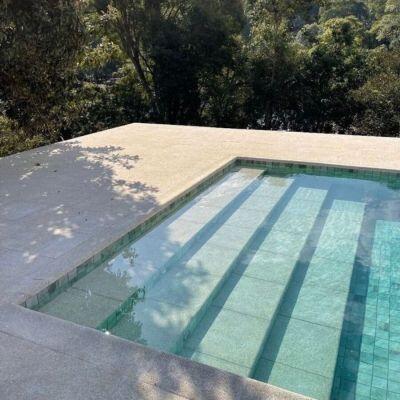 Borda Peito de Pombo Via Di Sassi Beige 50x50x2 Cimentíssimo