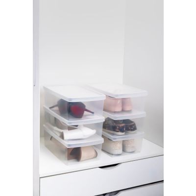 Caixa Organizadora transparente 6,9L M 20,5x36x11,5cm