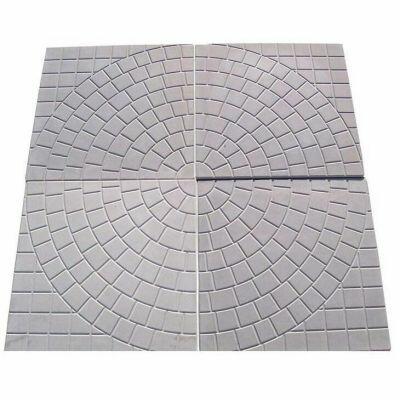 Lajota para Guia Copacabana Circulo 5 Peças 45x45 Machado Pré-Moldados