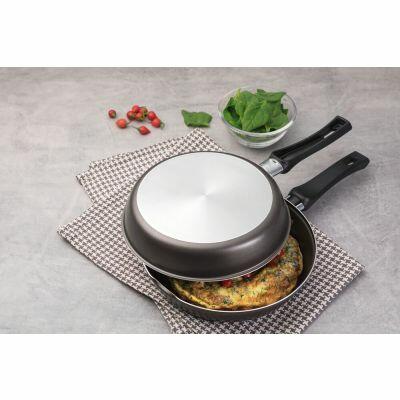 Panela Omeleteira Loreto Preta 20cm Tramontina