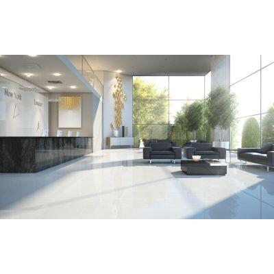 Porcelanato Bianco Retificado Polido 84x84 Classe C Elizabeth