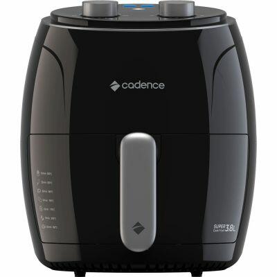 Fritadeira El&eacute;trica Air Fryer 3,8L Frt410 Preto Cadence