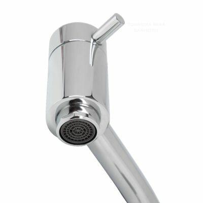 Torneira para Banheiro de Mesa Bica Baixa 1/2 Lyn Cromado Addra