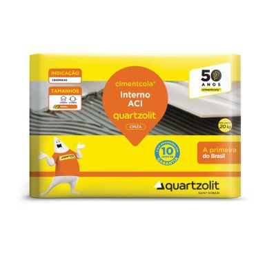 Argamassa AC1 20kg Cinza Quartzolit