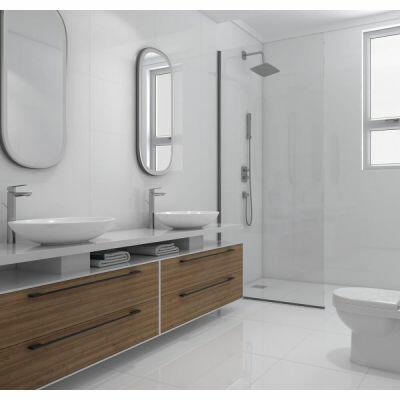 Revestimento de Parede HDM36680R Branco Retificado Acetinado Classe A 35x70cm Incefra