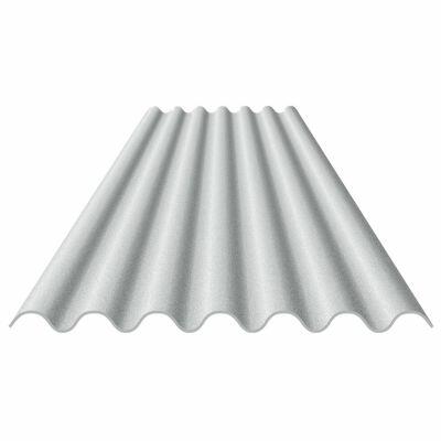Telha Fibrocimento 4mm 50x244cm Cinza Eternit