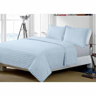 Jogo de Fronhas Dreams 2pcs 50x70cm Azul Claro Retangular Diagonal
