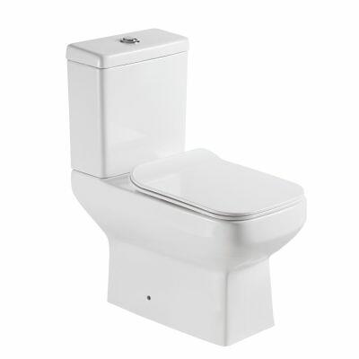 Kit Vaso Sanit&aacute;rio com Caixa Acoplada Acionamento Duplo 3/6L Paris Branco Addra