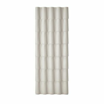 Telha PVC 0,86x2,30mx2mm Colonial Concreto Tubozan