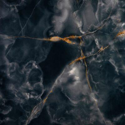 Porcelanato Onyx Neon Azul Preto Retificado Polido 80x160 Málaga